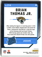 Brian Thomas Jr. 2024 Donruss Optic Holo #214