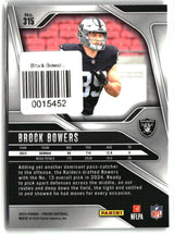 Brock Bowers 2024 Panini Prizm #315
