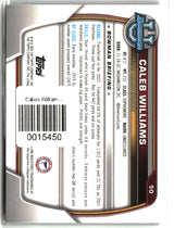 Caleb Williams 2022 Bowman University Chrome #50
