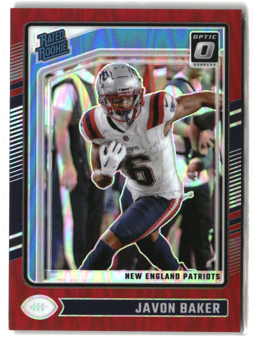 Javon Baker 2024 Donruss Optic Red #245 #/125