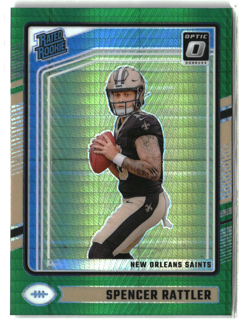 Spencer Rattler 2024 Donruss Optic Green Hyper #289