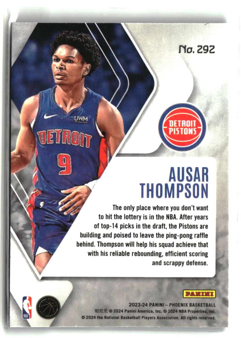 Ausar Thompson 2023-24 Panini Phoenix Phoenix Blue Ice #292