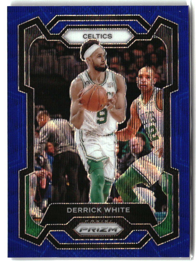Derrick White 2023-24 Panini Prizm Prizms Blue Wave #229