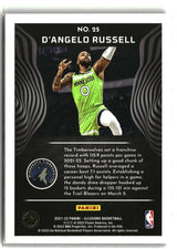 D'Angelo Russell 2021-22 Panini Illusions Asia Gold #25 #/25