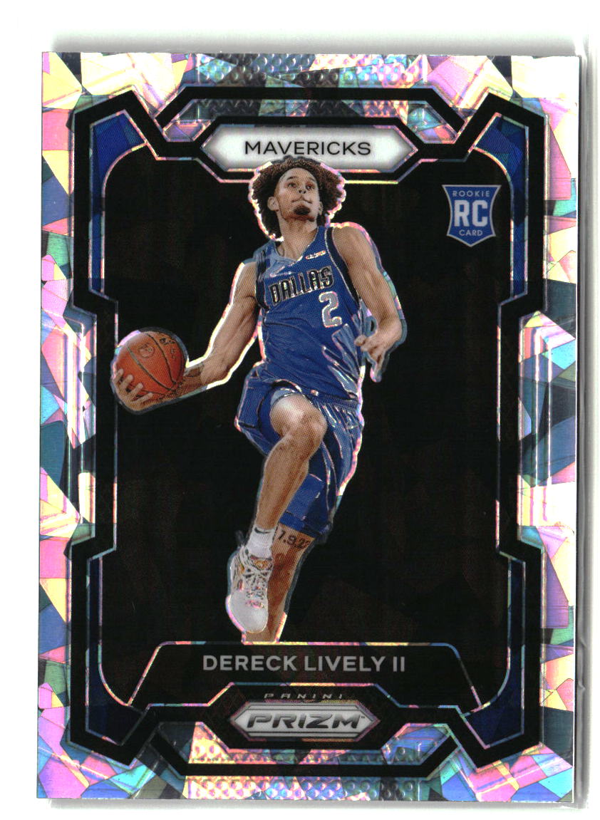 Dereck Lively II 2023-24 Panini Prizm Prizms Ice #163