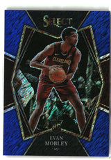 Evan Mobley 2021-22 Panini Select Blue Shimmer Prizms #110