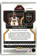 Evan Mobley 2021-22 Panini Prizm Green #325