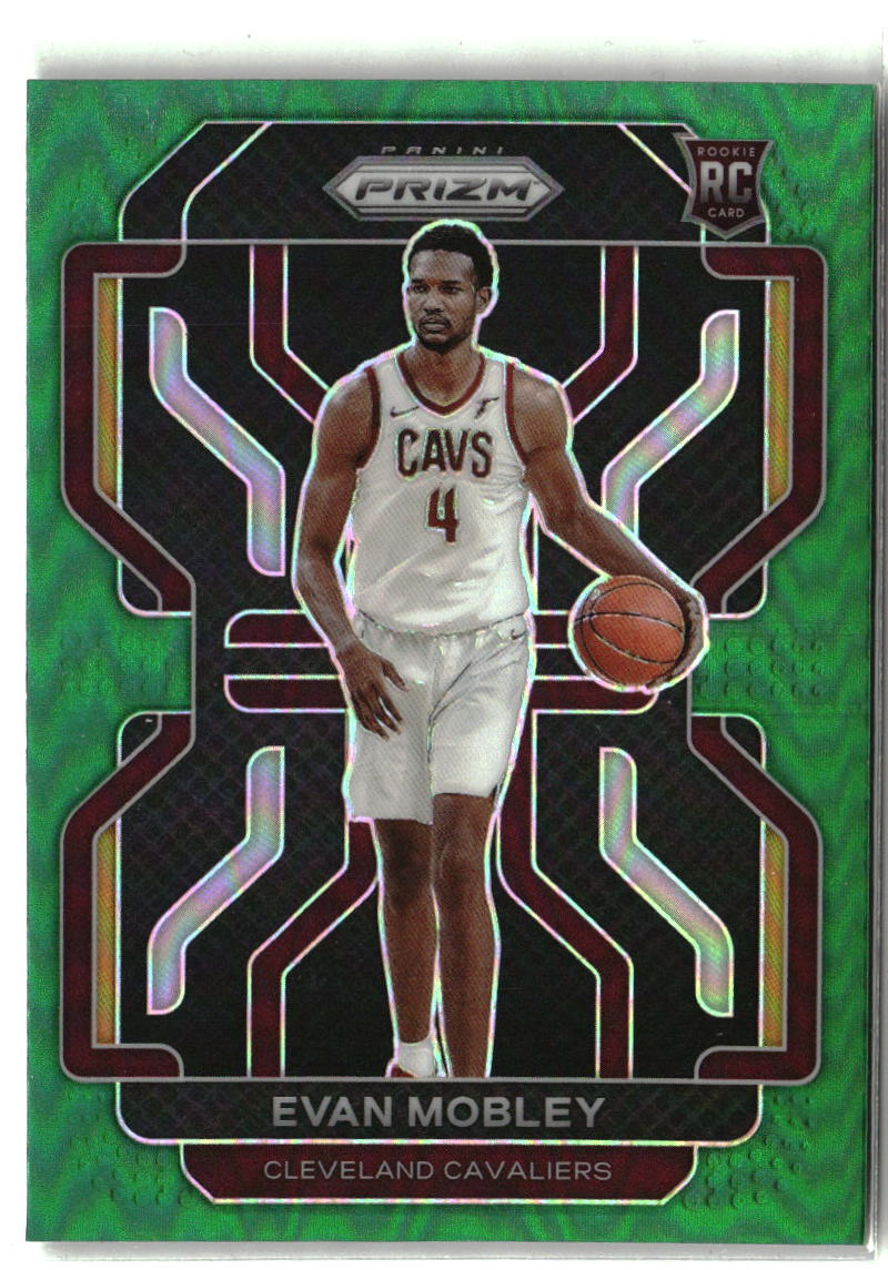 Evan Mobley 2021-22 Panini Prizm Green #325
