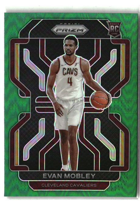 Evan Mobley 2021-22 Panini Prizm Green #325