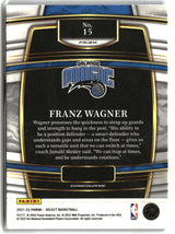 Franz Wagner 2021-22 Panini Select Blue Shimmer Prizms #15