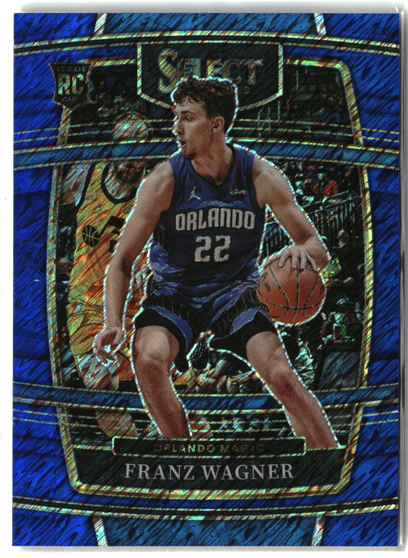 Franz Wagner 2021-22 Panini Select Blue Shimmer Prizms #15