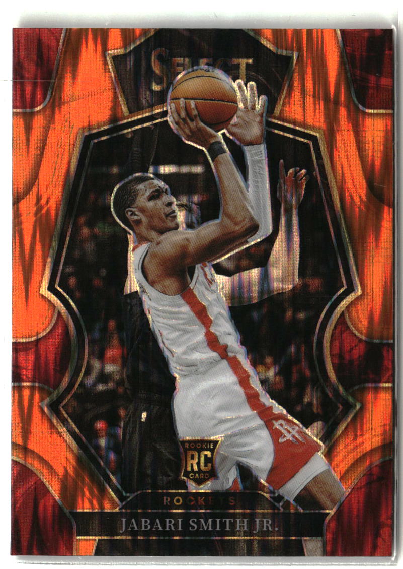 Jabari Smith Jr. 2022-23 Panini Select Orange Flash Prizms #184