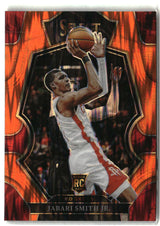 Jabari Smith Jr. 2022-23 Panini Select Orange Flash Prizms #184