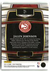 Jalen Johnson 2021-22 Panini Select Green White Purple Prizms #17