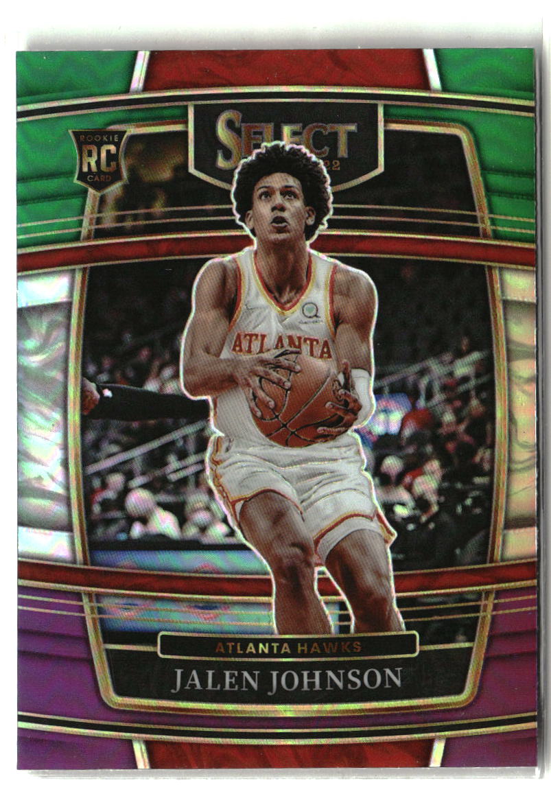 Jalen Johnson 2021-22 Panini Select Green White Purple Prizms #17