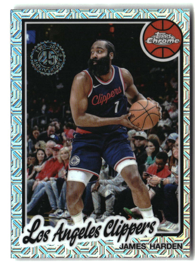 James Harden 2025-26 Topps 1980-81 Topps Chrome Basketball #TC-JH