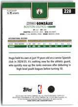 Hugo González 2025-26 Topps #228