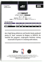 Ace Bailey 2025-26 Topps #205