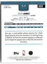 Sion James 2025-26 Topps #233