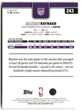 Maxime Raynaud 2025-26 Topps #243