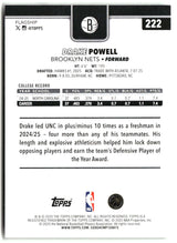 Drake Powell 2025-26 Topps #222