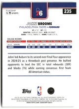 Johni Broome 2025-26 Topps #235