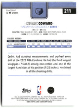 Cedric Coward 2025-26 Topps #211