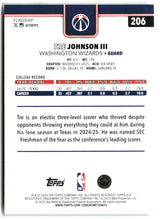 Tre Johnson III 2025-26 Topps #206
