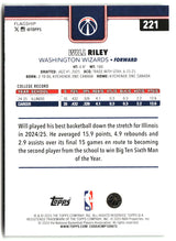 Will Riley 2025-26 Topps #221
