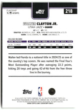 Walter Clayton Jr. 2025-26 Topps #218