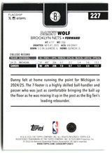 Danny Wolf 2025-26 Topps #227