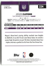 Nique Clifford 2025-26 Topps #224