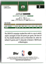 Jaylen Brown 2025-26 Topps Holo Foil #2