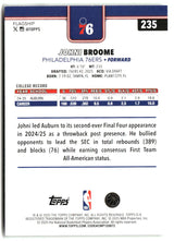 Johni Broome 2025-26 Topps #235