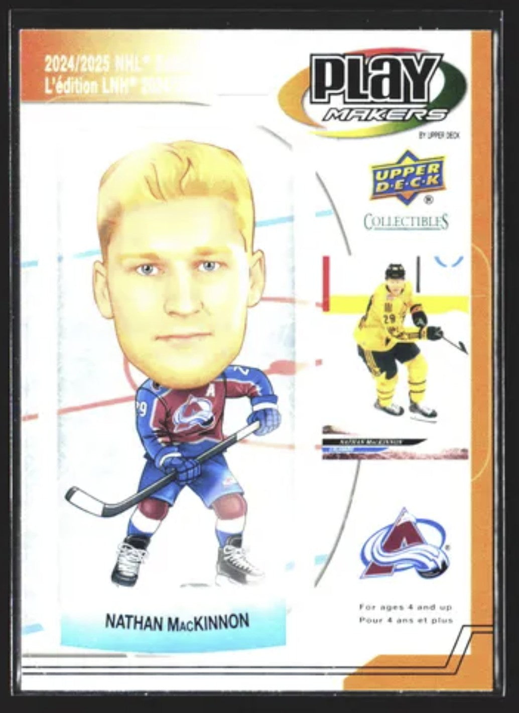 Nathan MacKinnon 2024-25 Upper Deck Playmakers #PM-4