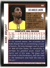 Kobe Bryant 1998-99 Topps #68