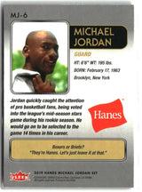 Michael Jordan 2018-19 Fleer Hanes Michael Jordan 30th Anniversary #MJ-6