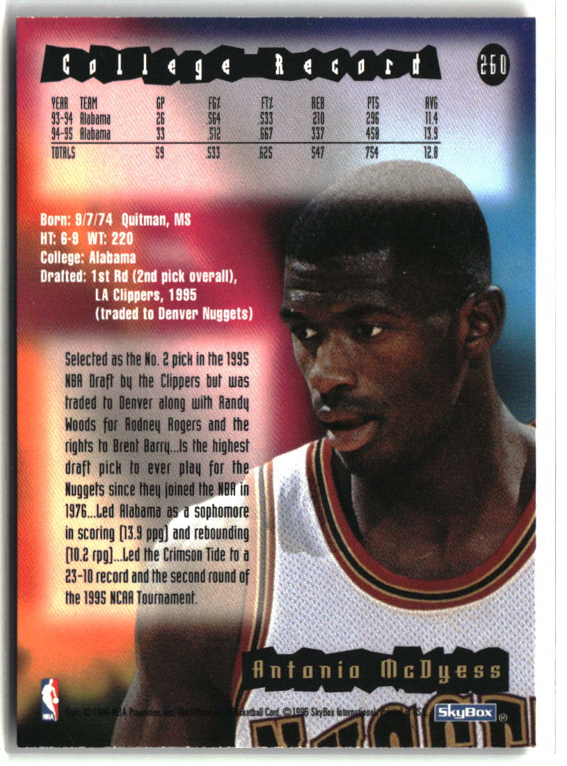 Antonio McDyess 1995-96 Hoops #260