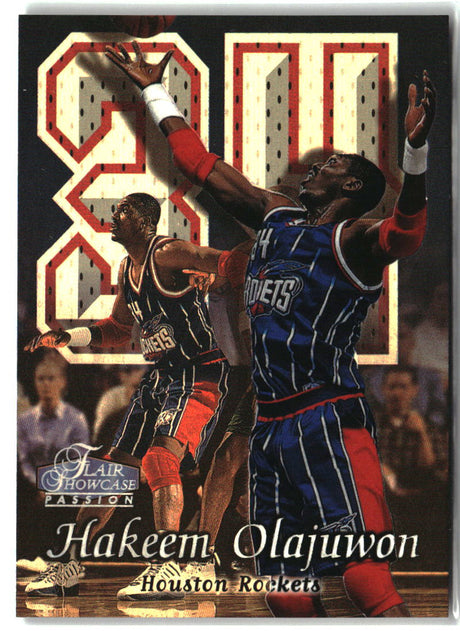 Hakeem Olajuwon 1998-99 Flair Showcase Flair Showcase Row 2 #45