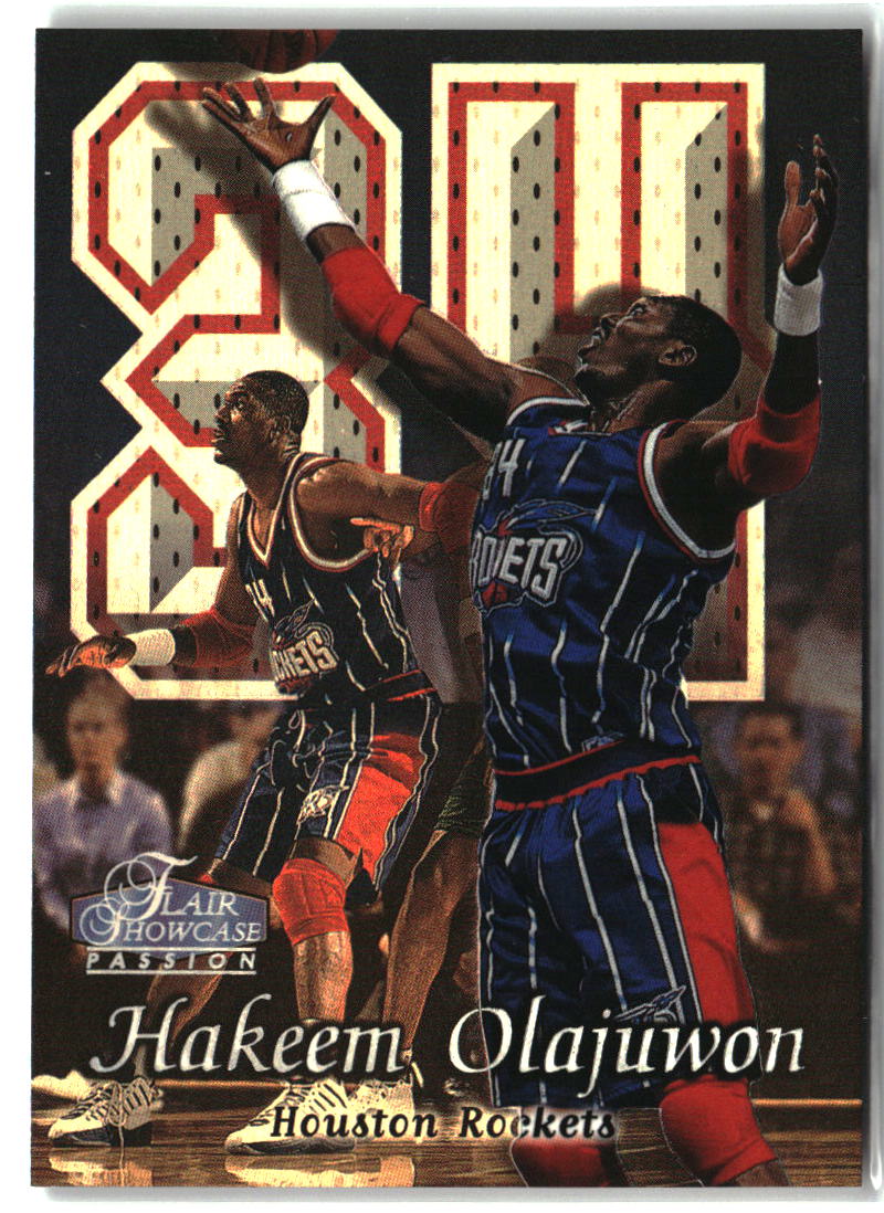 Hakeem Olajuwon 1998-99 Flair Showcase Flair Showcase Row 2 #45