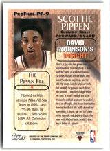 Scottie Pippen 1996-97 Topps ProFiles #PF-9