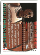 Shareef Abdur-Rahim 1996-97 Topps #128