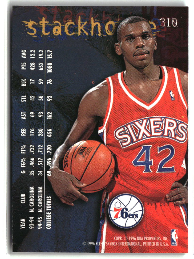Jerry Stackhouse 1995-96 Fleer #310