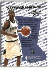 Stephon Marbury 1997-98 Ultra Ultrabilities Starter #5 S