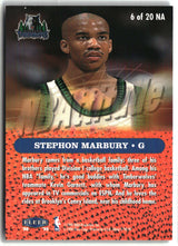 Stephon Marbury 1998-99 Ultra NBAttitude #6 NA