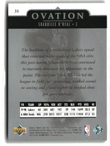 Shaquille O'Neal 1998-99 Upper Deck Ovation #31