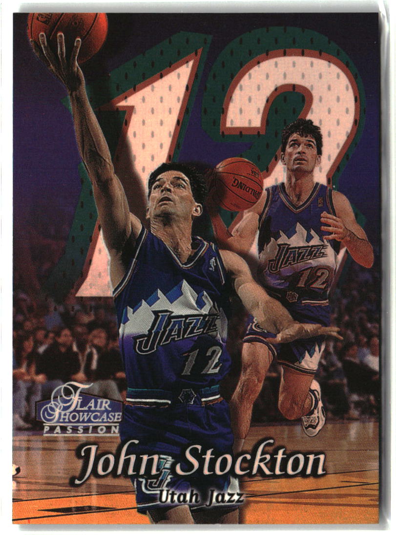 John Stockton 1998-99 Flair Showcase Flair Showcase Row 2 #60