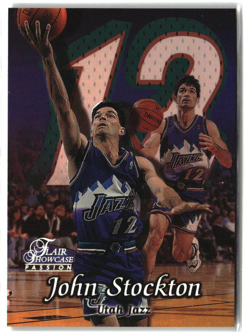 John Stockton 1998-99 Flair Showcase Flair Showcase Row 2 #60