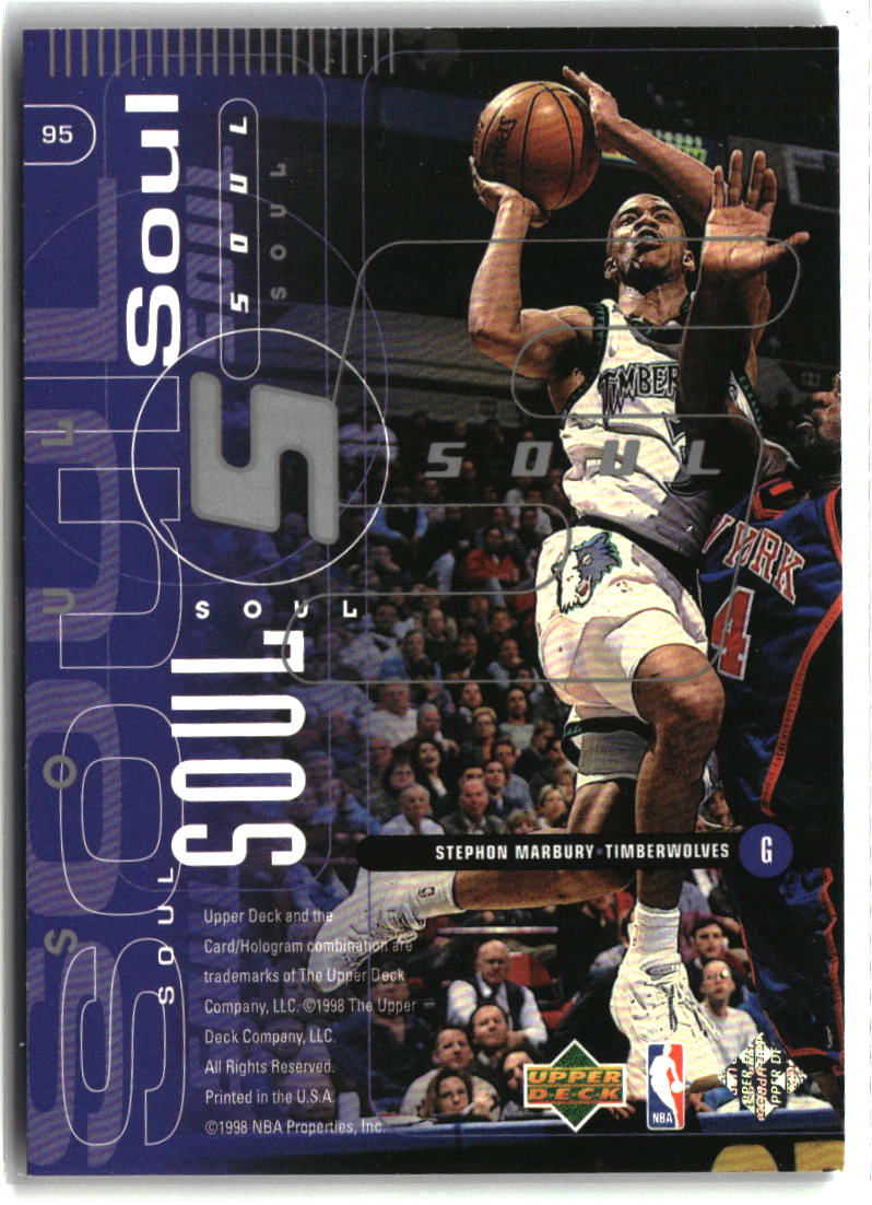 Kevin Garnett / Stephon Marbury 1998-99 Upper Deck #95
