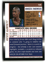 Kevin Garnett 1998-99 Topps #125